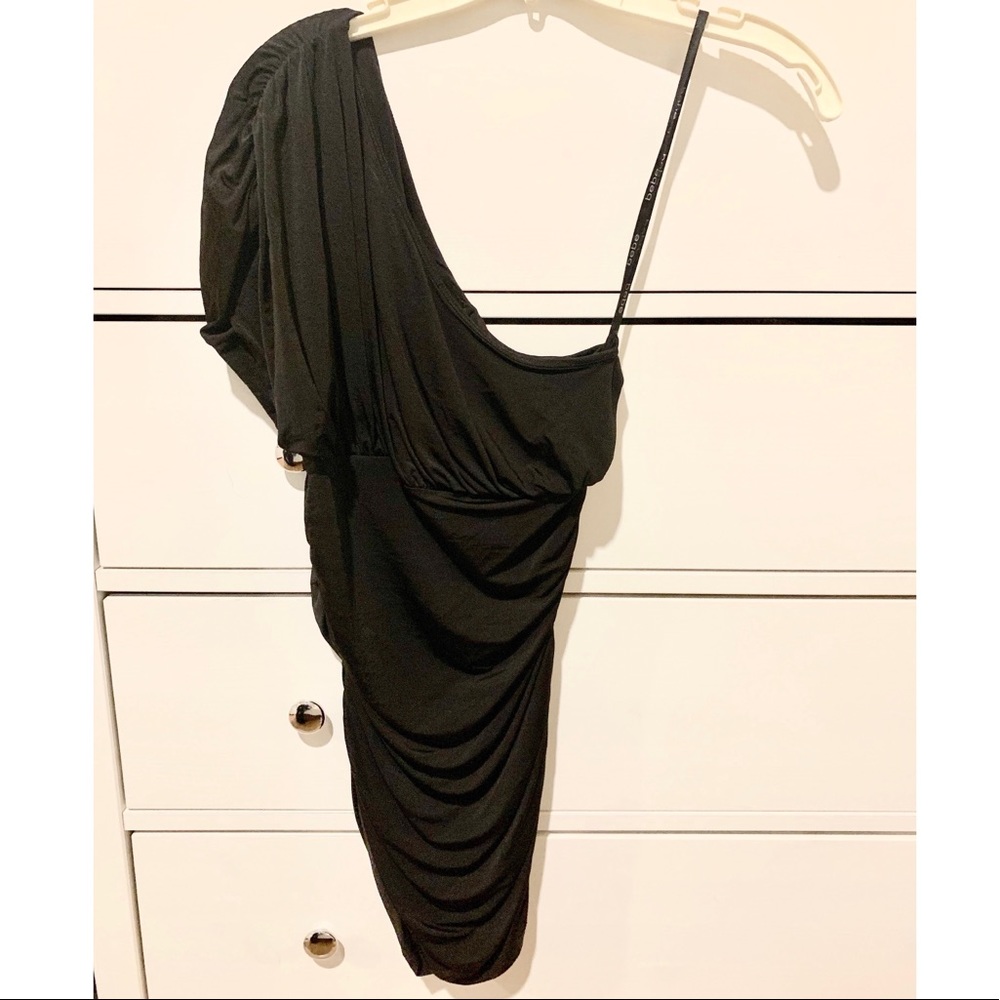 Bebe Black Off the Shoulder Top